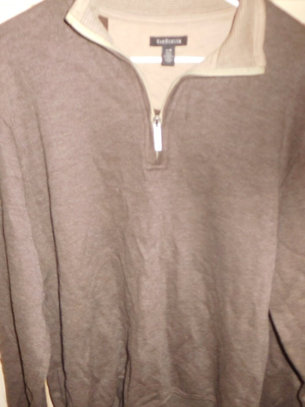 Men's Quarter-Zip Pullover Sweater